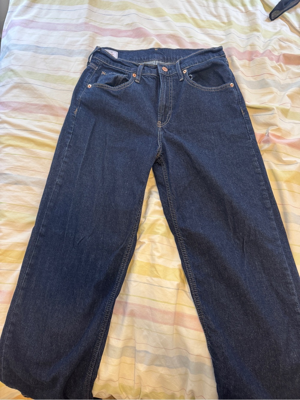 Dark Blue Denim Jeans